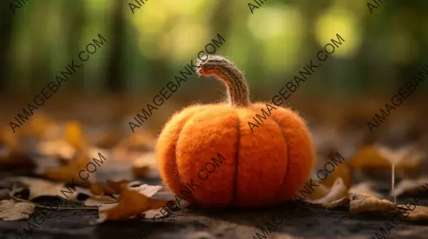 Craft a Well-Lit and Spooky Halloween Needle Felted Pumpkin Scene with Wallpaper