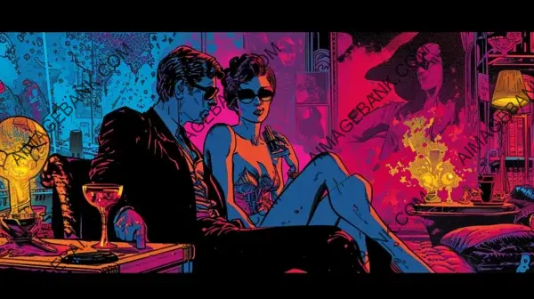 Vibrant Jim Steranko Tribute: Psychedelic Artwork