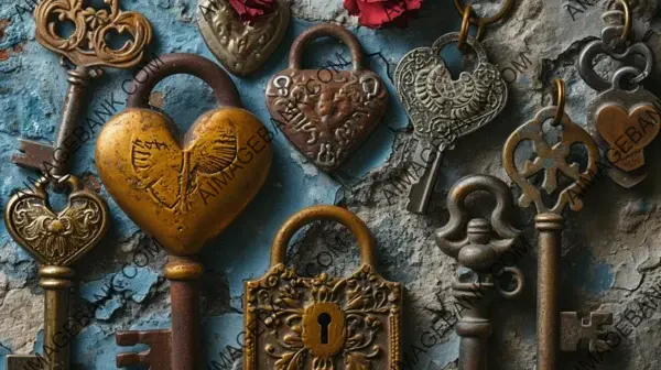 Create Romantic Wallpaper: Key to My Heart