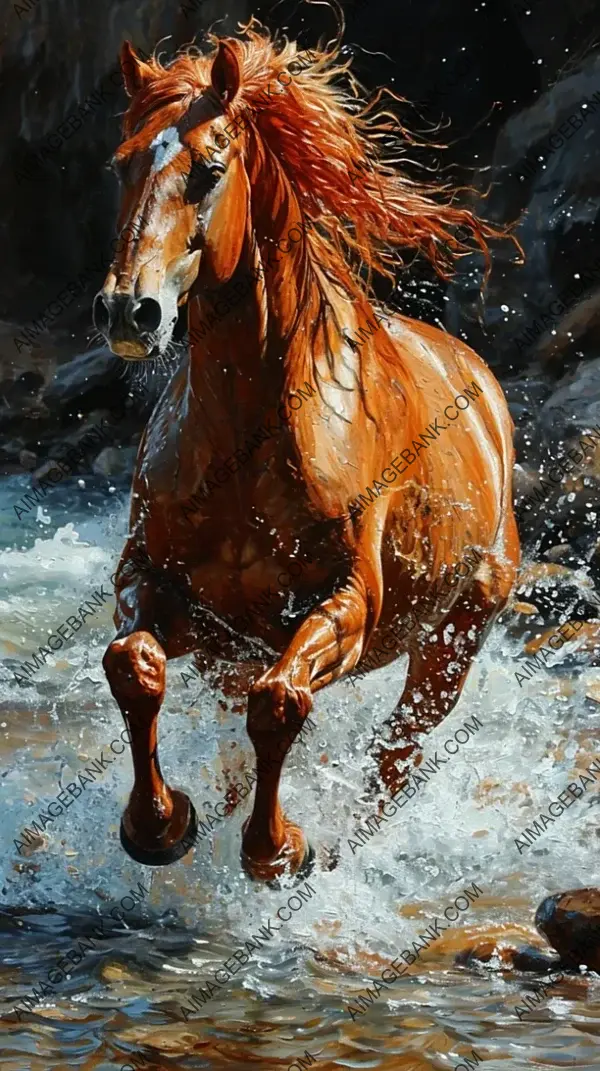 Alfredo Rodriguez&#8217;s Art: A Running Horse Masterpiece