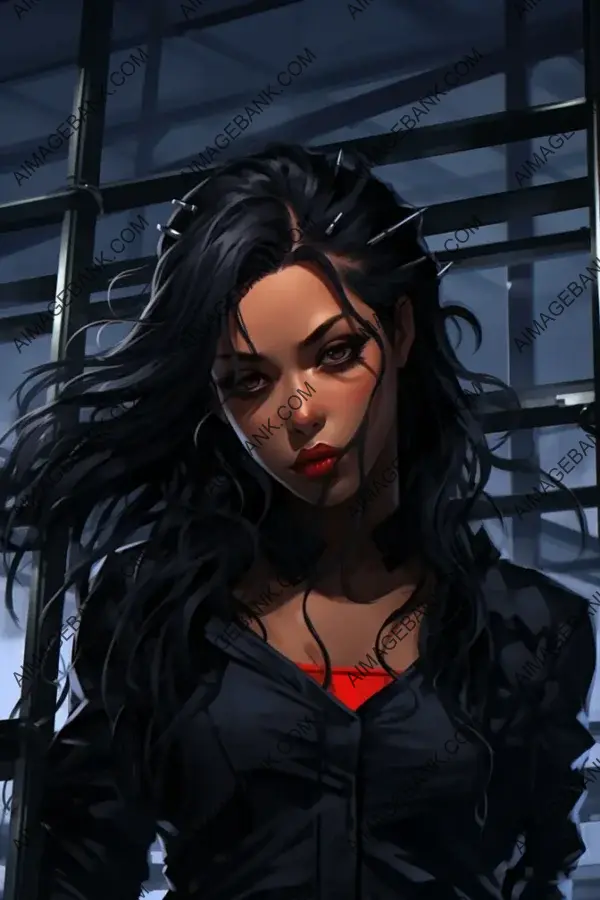 Gorgeous Yoruichi Shihoin: Stunning Red-lipped Beauty