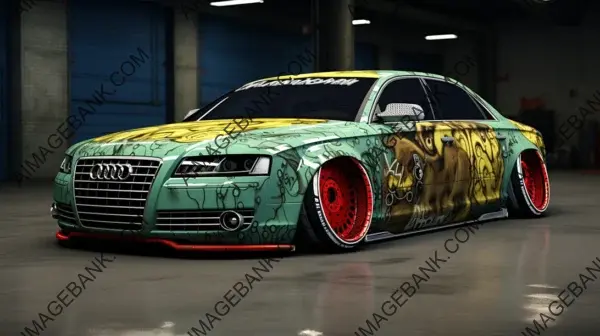 Ed Roth Rat Fink Style on 2006 Audi A8L: Stance and Grace