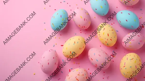 Colorful Easter Eggs: Sweet Candy Delight