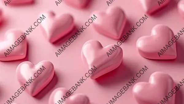 Pink Hearts Background: Valentine&#8217;s Day Celebration
