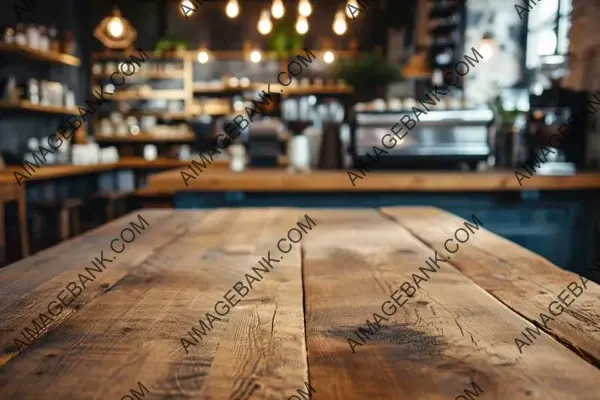 Empty Wooden Countertop: Versatile Background