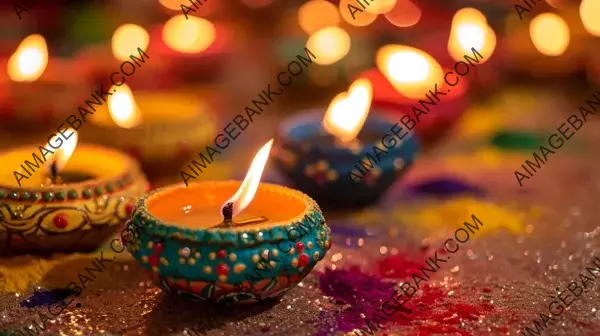 Colorful Clay Illumination: Diwali Lanterns