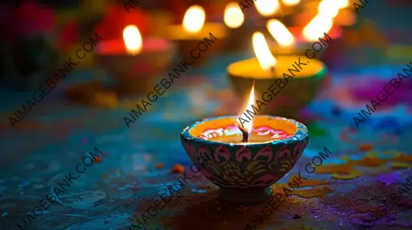 Clay Lantern Lights: Vibrant Diwali Celebration