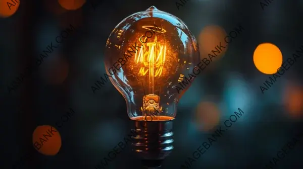 Big Idea Symbolized by Light Bulb Filament