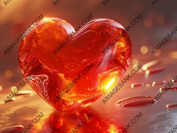 Ultra Bright Valentine Heart Card Design
