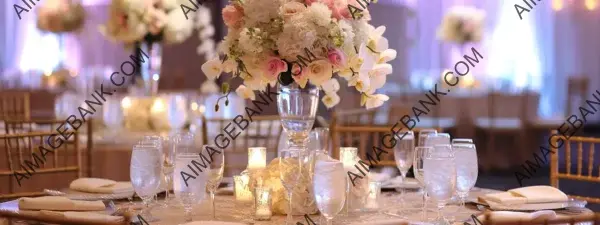 Wedding Reception Setting Captured in High Definition