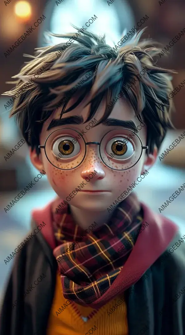 Create a Cartoon 3D Character Room with Harry Potter