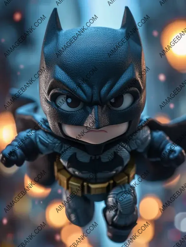 Male Batman Dynamic Flying Pose Nendoroid &#8211; Cartoon