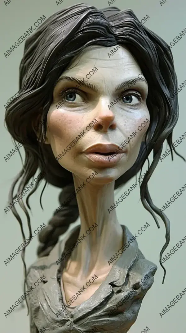 Sandra Bullock Sculpture: Extreme Caricature Art