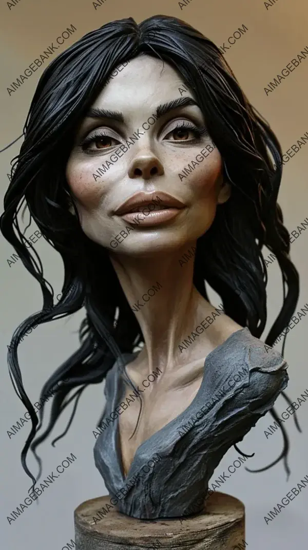 Sandra Bullock Sculpture: Caricature Tribute