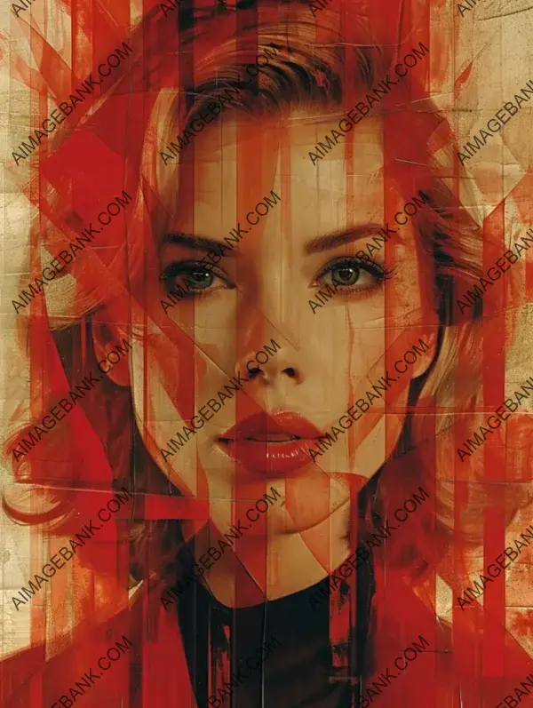 Scarlett Johansson Inspired: Extreme Cubism