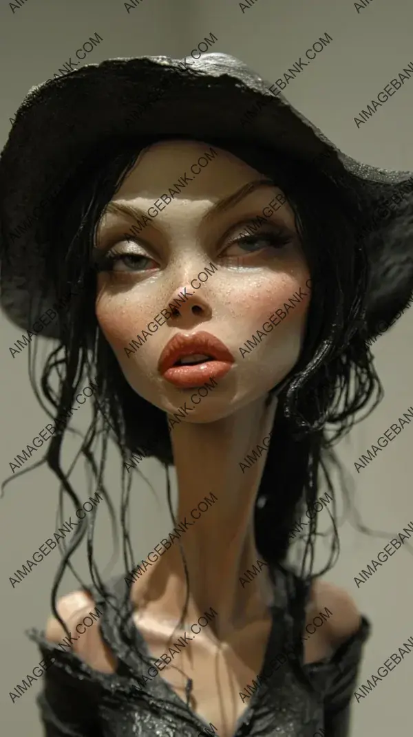 Angelina Jolie Caricature Sculpture: Extreme Art