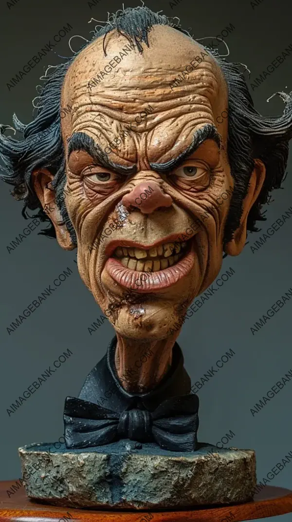 Jack Nicholson Caricature Sculpture: Artistic Expression