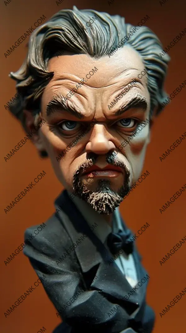 Leonardo DiCaprio Caricature Sculpture: Creative Expression
