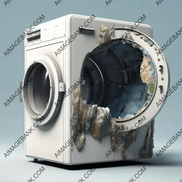 Gateway to Fantasy: Washing Machine Revealing Hidden Realm