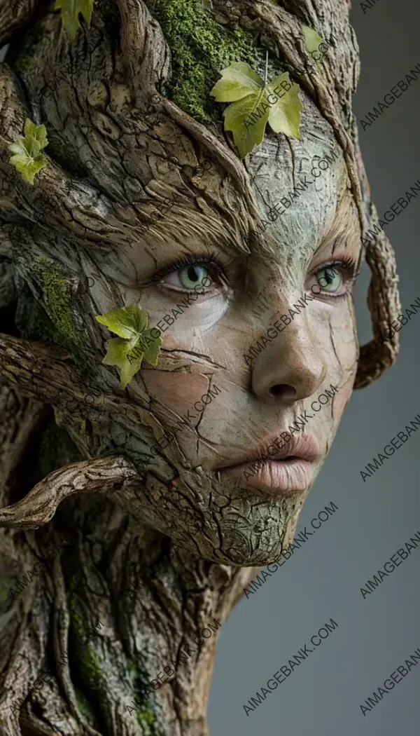 Forest Protector: Ultra Realistic Female Oak Tree Warrior