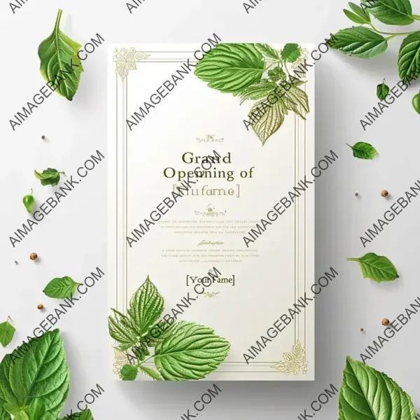 Invitation Elegance: Highly Attractive Front Cover Design