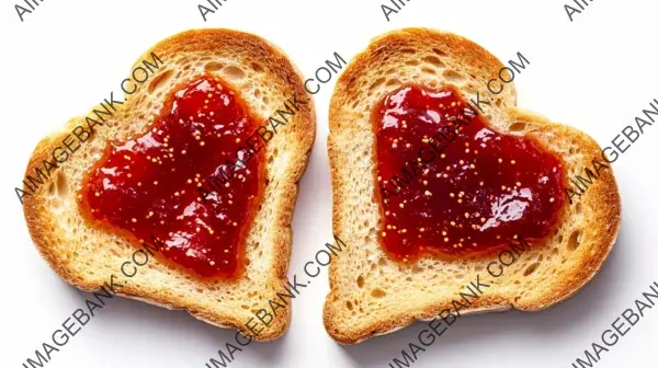 Heart-Shaped Toast: Romantic Breakfast Idea