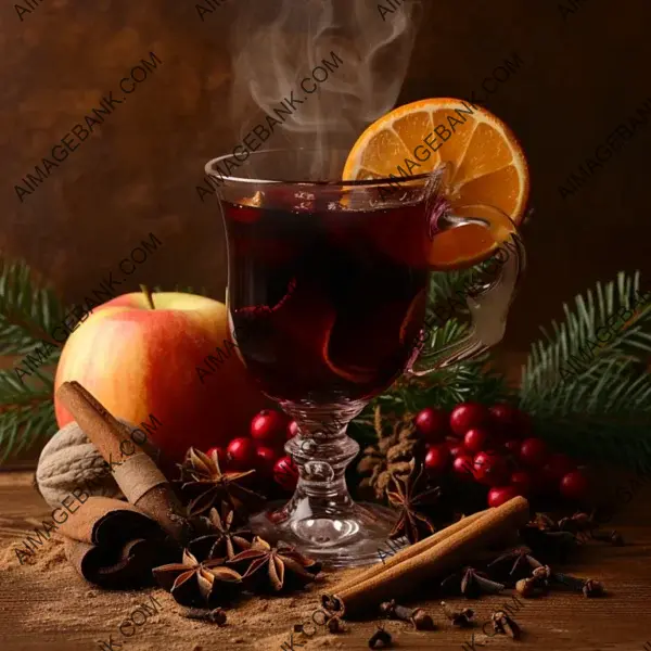 Mulled Wine Steam: Citrusy Aroma with Cloves