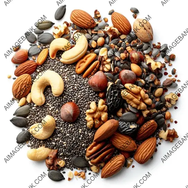 Mix of Nuts and Seeds: Isolated Presentation