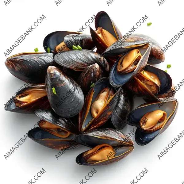 Captivating Fresh Mussels: Tempting Visual Feast