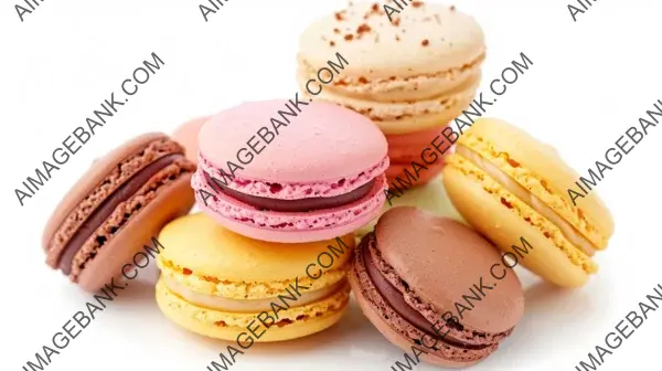 Colorful French Macaroon Stack: Sweet Indulgence