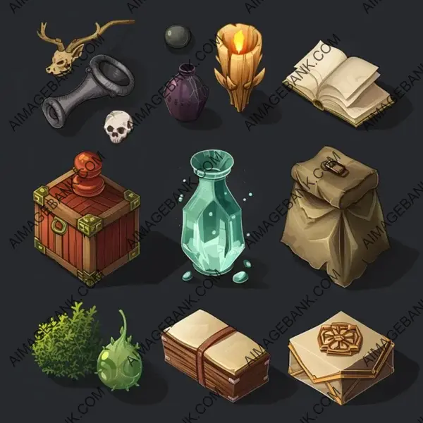 Inventory Symbols for Game Development