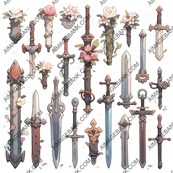 Knightly Weaponry Assets for 2D Unity Game