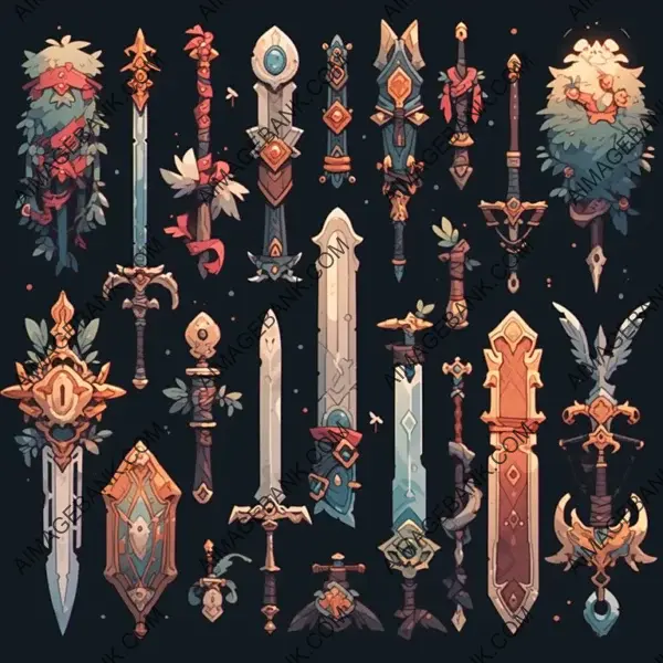 Medieval Arms Collection for Unity Game