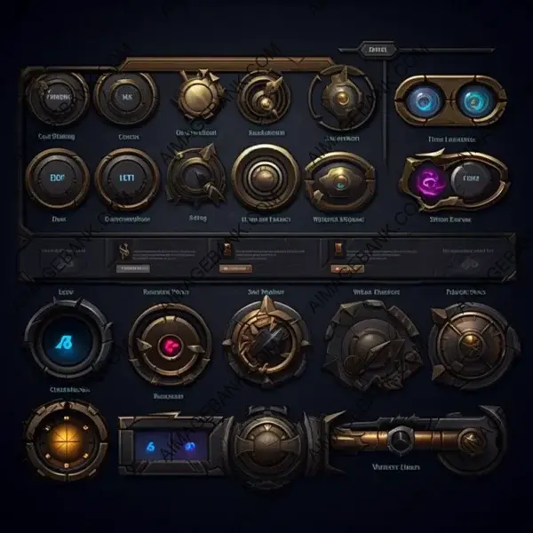 UI Elements Inspired by League of Legends and Warcraft