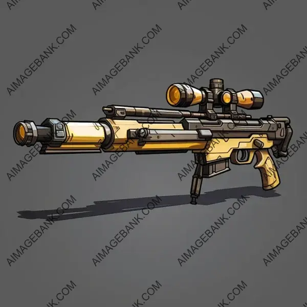 Sniper Rifle Side View Sample Assets