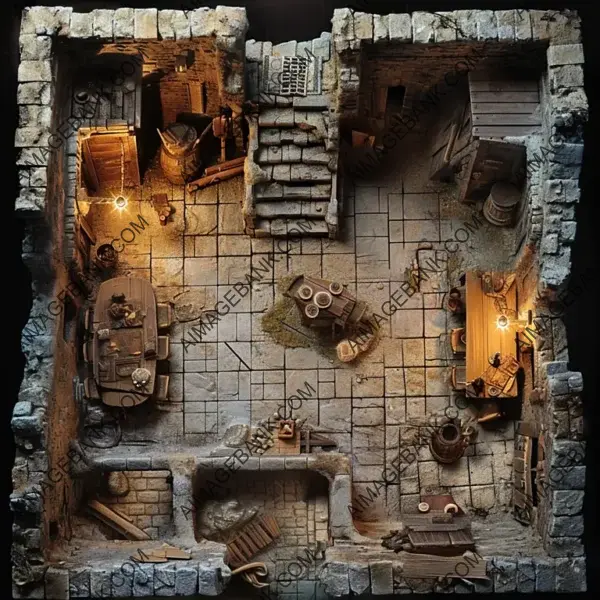 Overhead Toy Design: Dungeon Floor