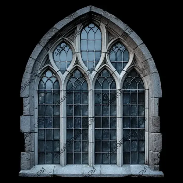 Medieval Castle Windows: Typical Gothic Appearance
