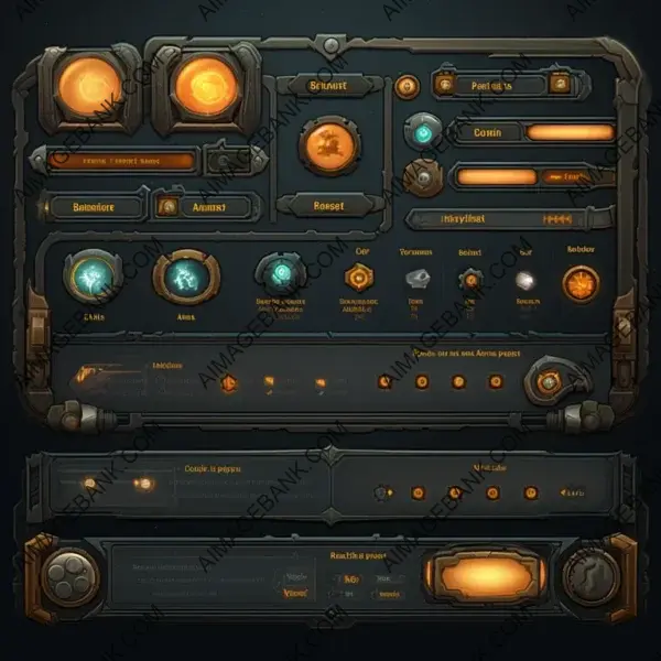 Separate Elements for In-Game User Interface