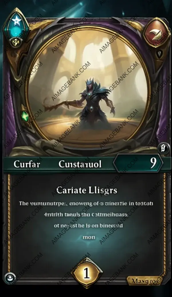 League of Legends: Magic CCG Card Template