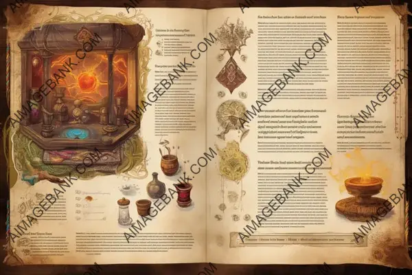 Full Page Concept Design: Elder Magi&#8217;s Secrets