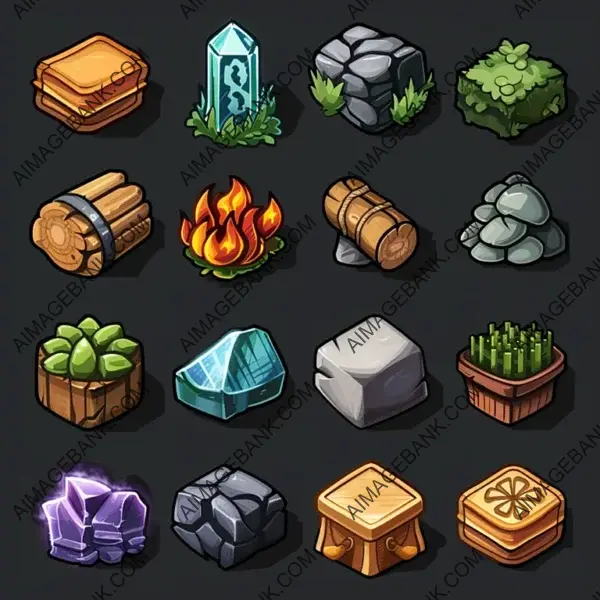 Crafting Resources: Icon Set for Games