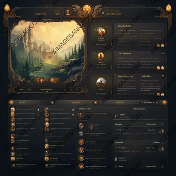 Game User Interface: Riot MMO