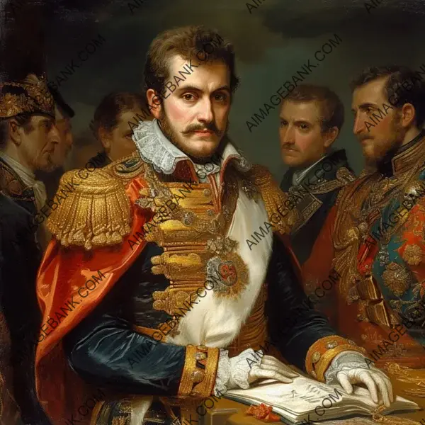 King Fernando VII in a Historical Portrait