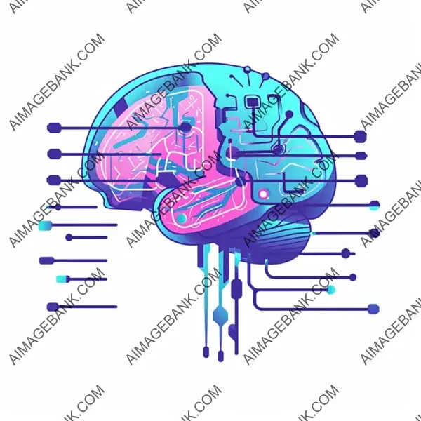 Innovative Artificial Intelligence Brain Graphic
