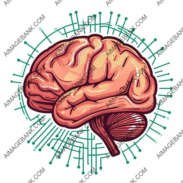 Advanced Artificial Intelligence Brain Graphic