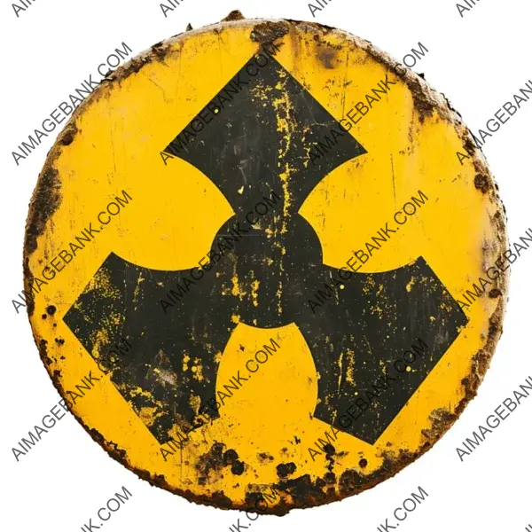 Radioactive Symbol Isolated from Background