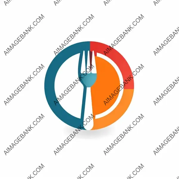 Dining Experience: Simple Vector Icon for Eating on White Background