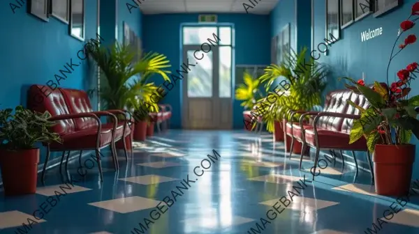 Welcoming Words: Hospital Reception Area, Creating a Positive Environment with Word Welcome