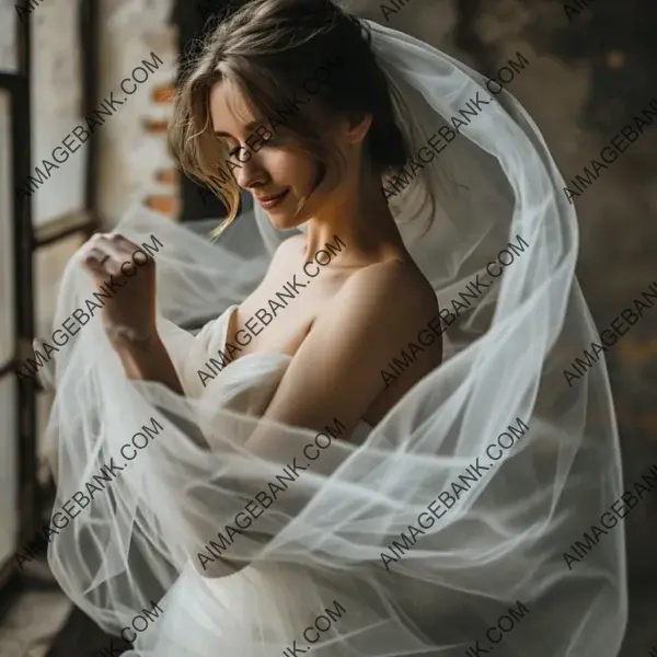 Bridal Beauty: Portrait of a Bride in a Gorgeous Tulle Gown