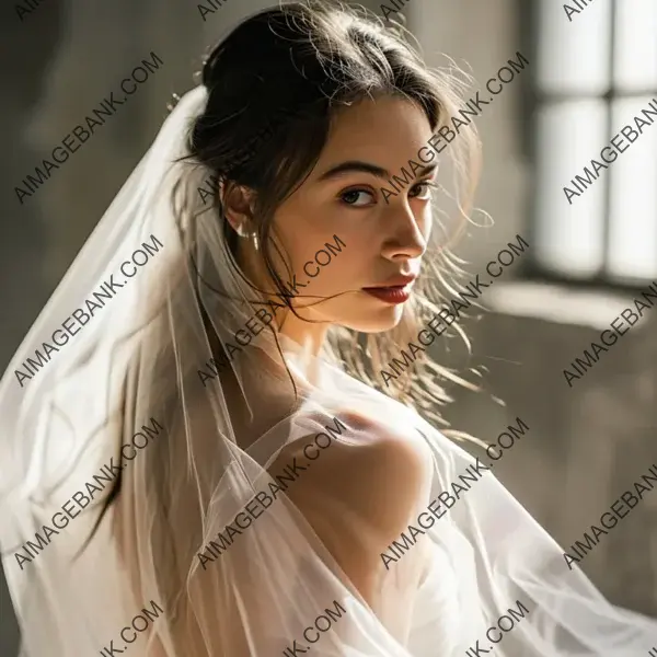 Tulle Extravaganza: Modern Bride&#8217;s Portrait